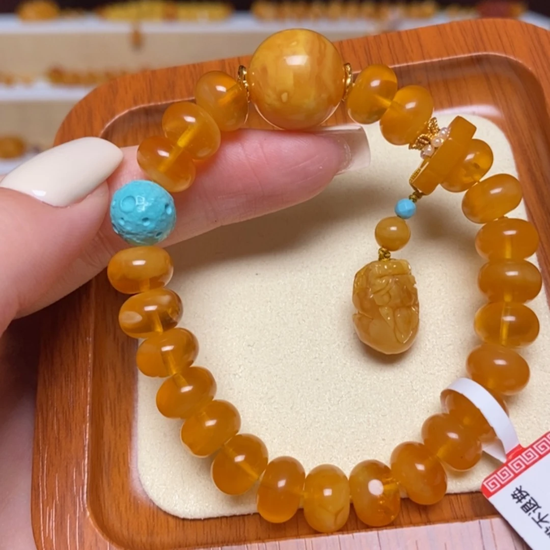【闪购商品】未镶嵌蜜蜡手链手串
