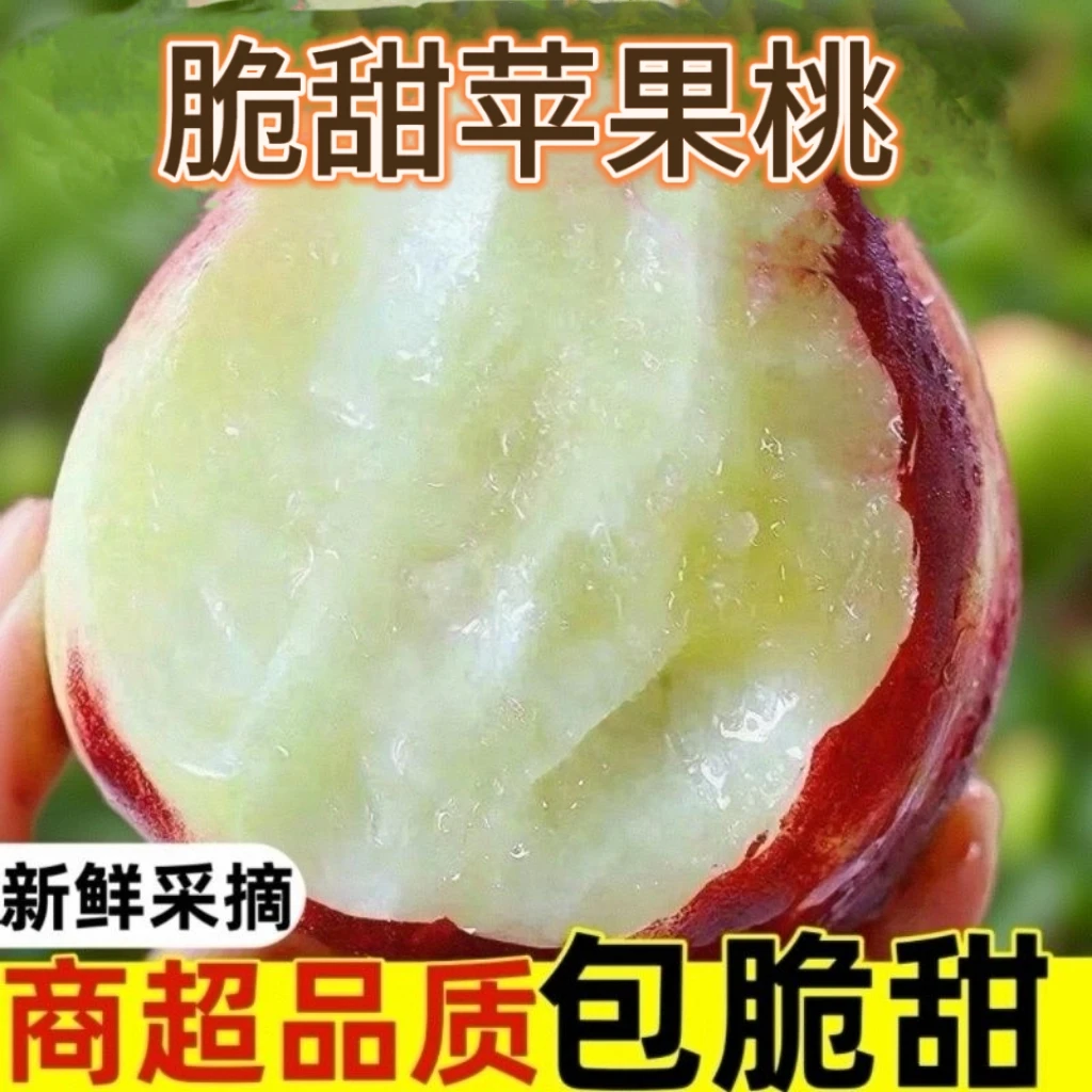 《苹果桃》山西头茬脆甜苹果桃新鲜应季水果整箱包邮