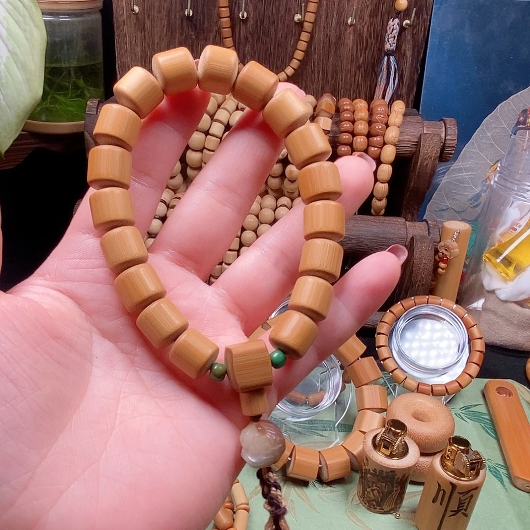 普***艳竹实心竹手持精品纯手工