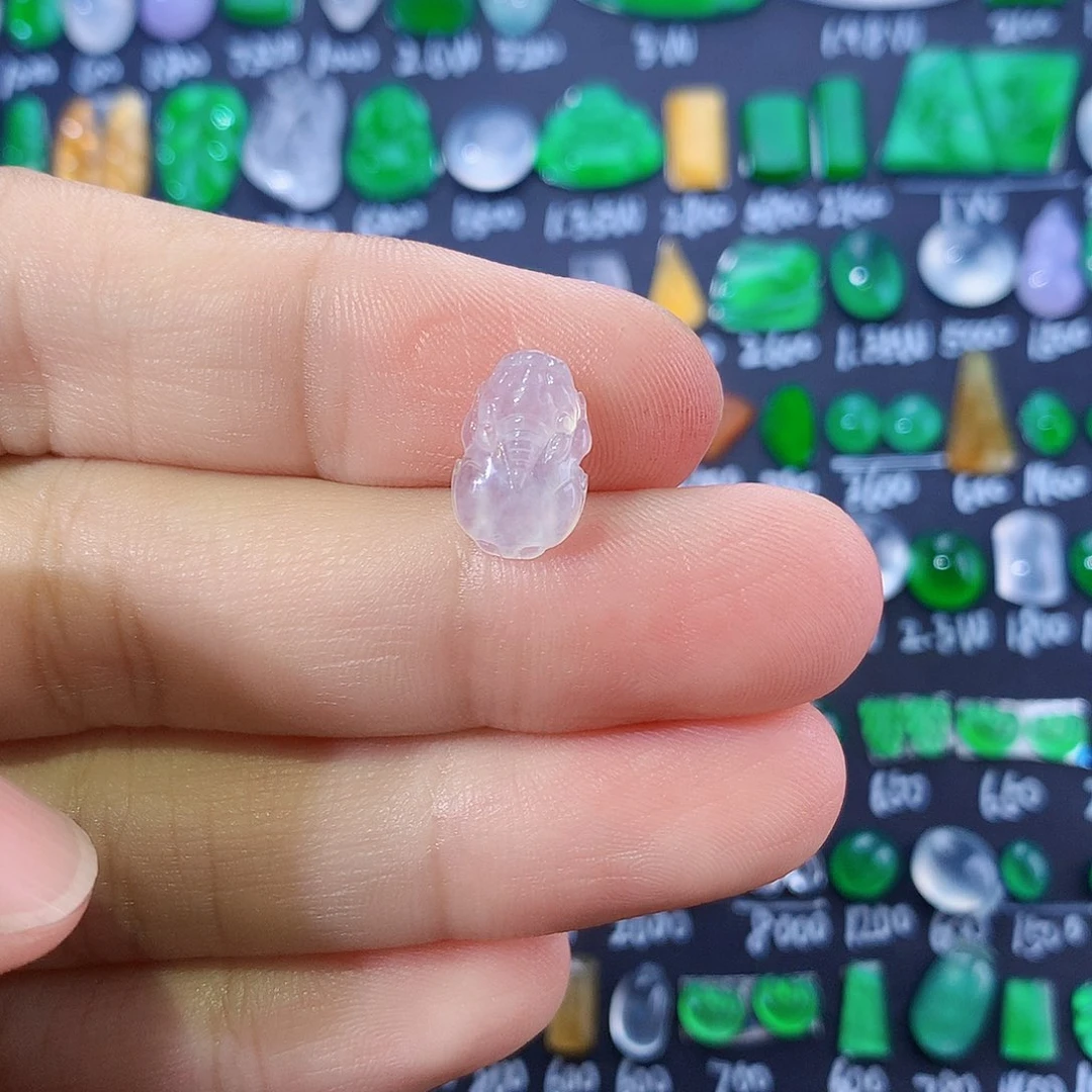 翡翠裸石天然翡翠玉石貔貅