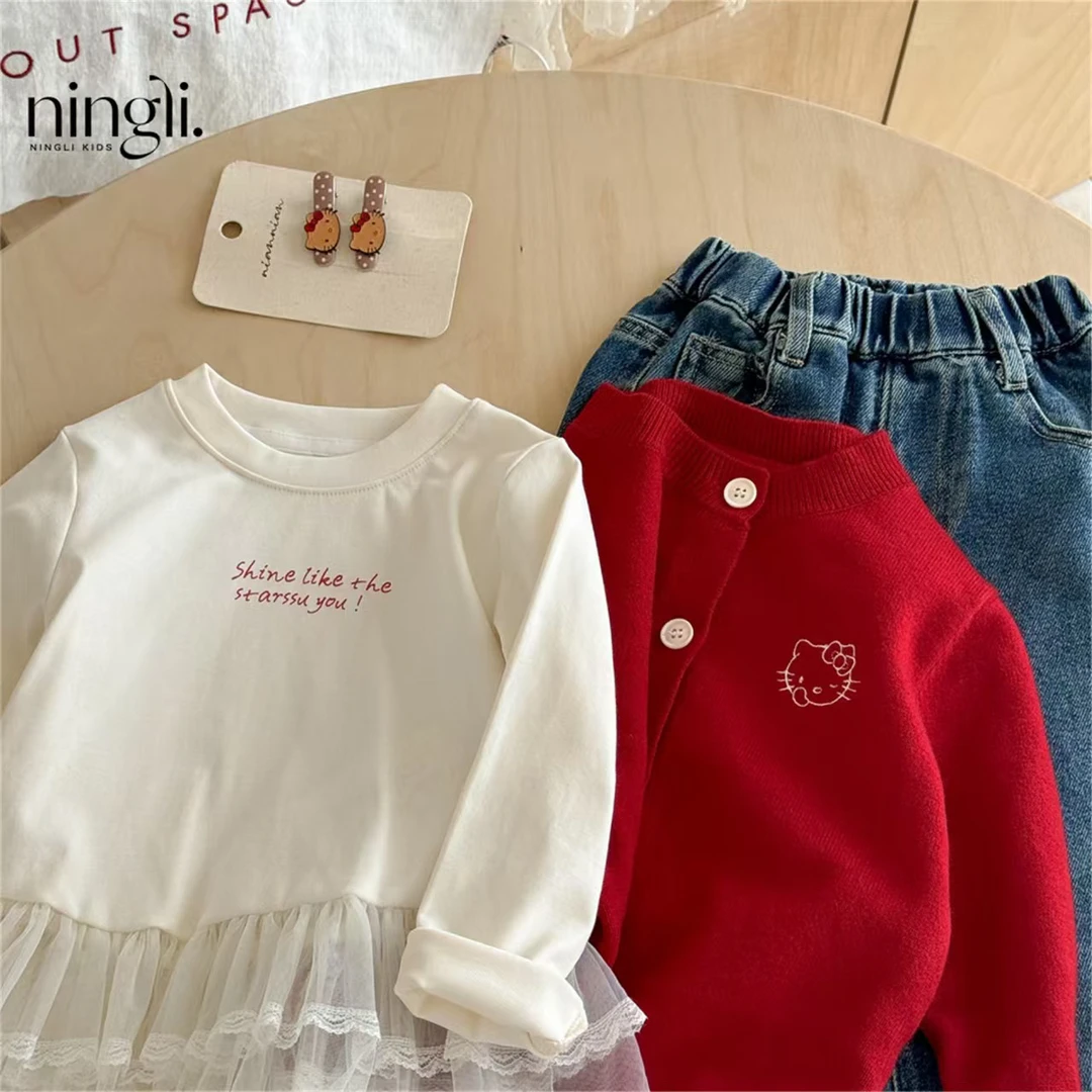 女童常规单排韩版三件套