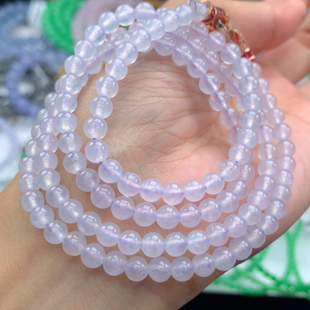 翡翠未镶嵌毛衣链