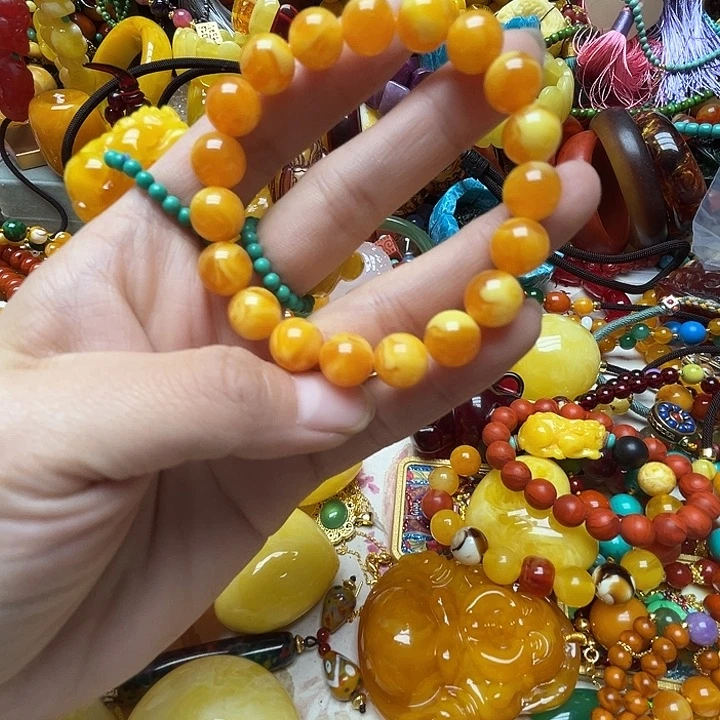 树脂制品?****梦1827妖花手链