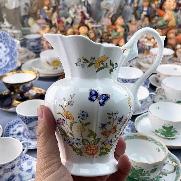 海外中古欧瓷偶小房子