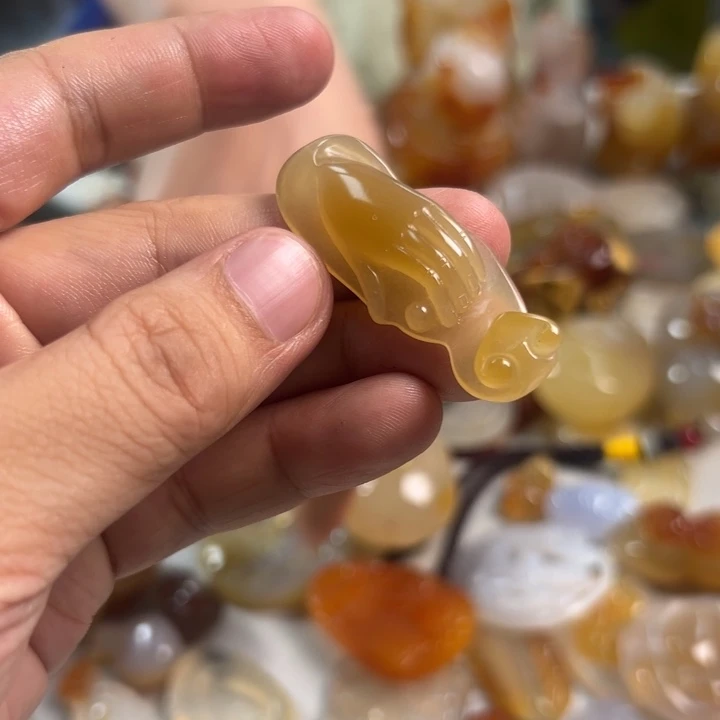 玛瑙/玉髓吊坠(不含链)未镶嵌
