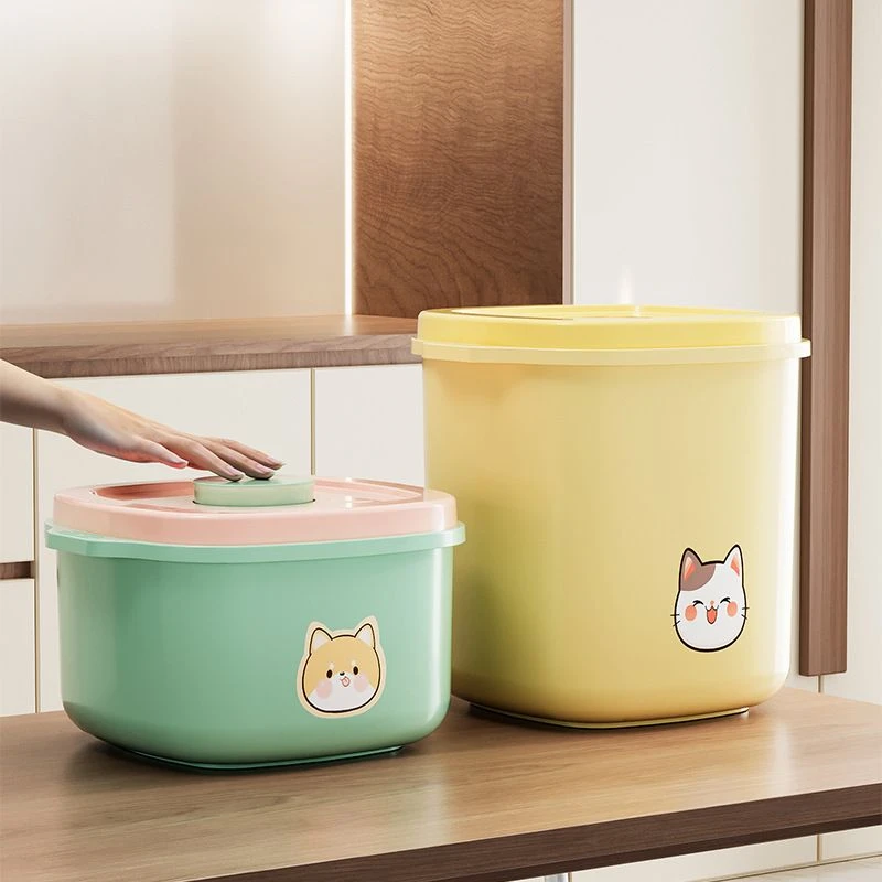 宠物储粮桶负压猫粮狗粮储存桶防潮防尘密封桶猫咪宠物用品