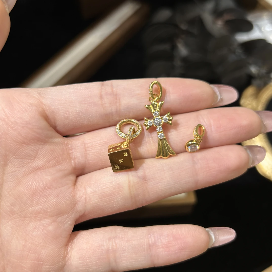 足金精品工艺吊坠