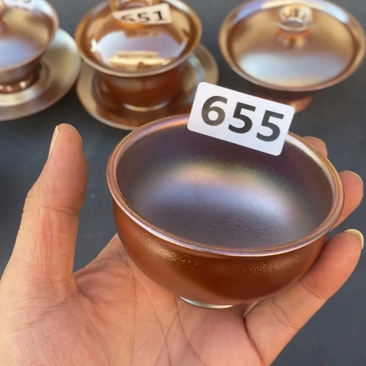 柴烧茶具陶瓷杯子