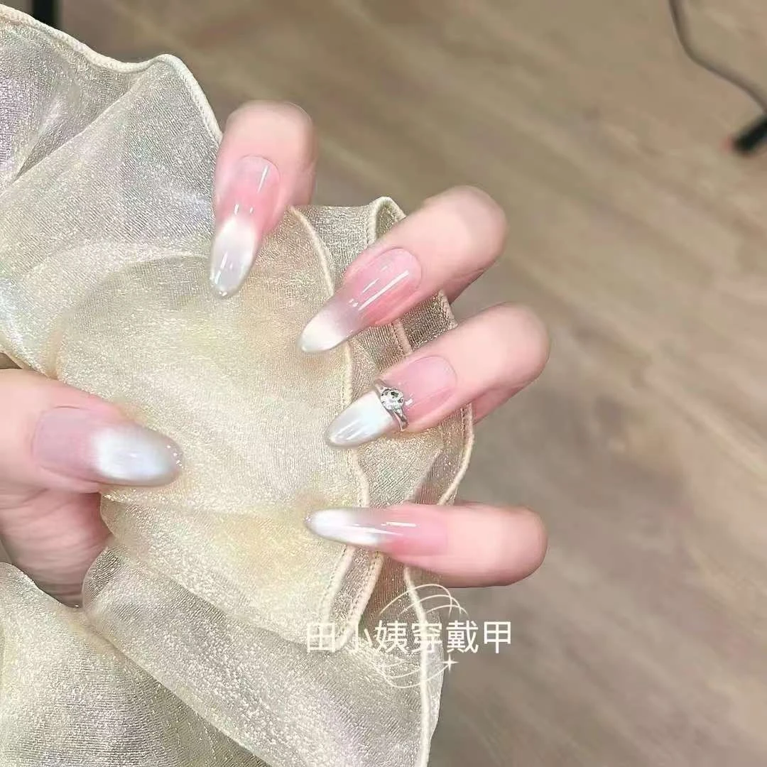 【永恒之恋】手工穿戴甲10片装可拆卸宠粉爆款气质美甲贴W