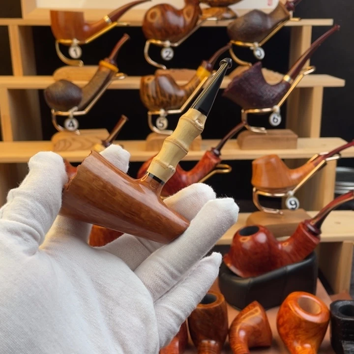 微***子石楠木手工烟斗锤子