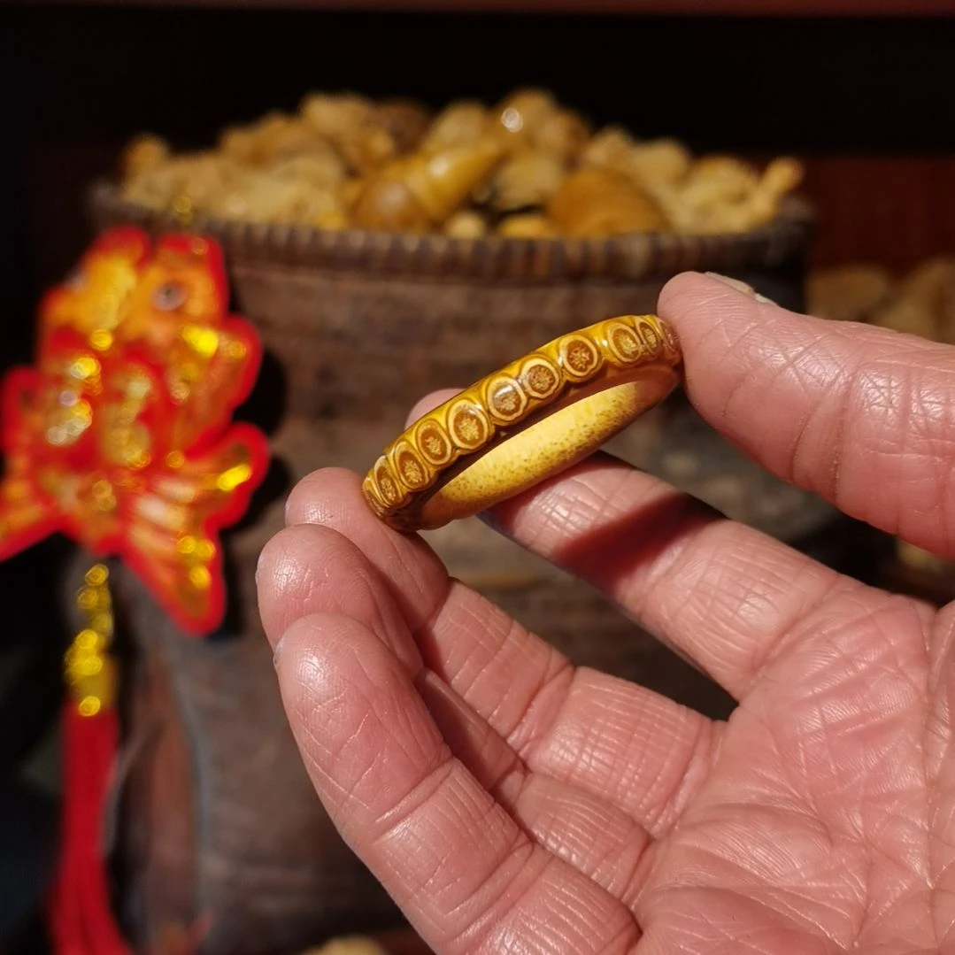 竹竹雕把件金蟾摆件配饰