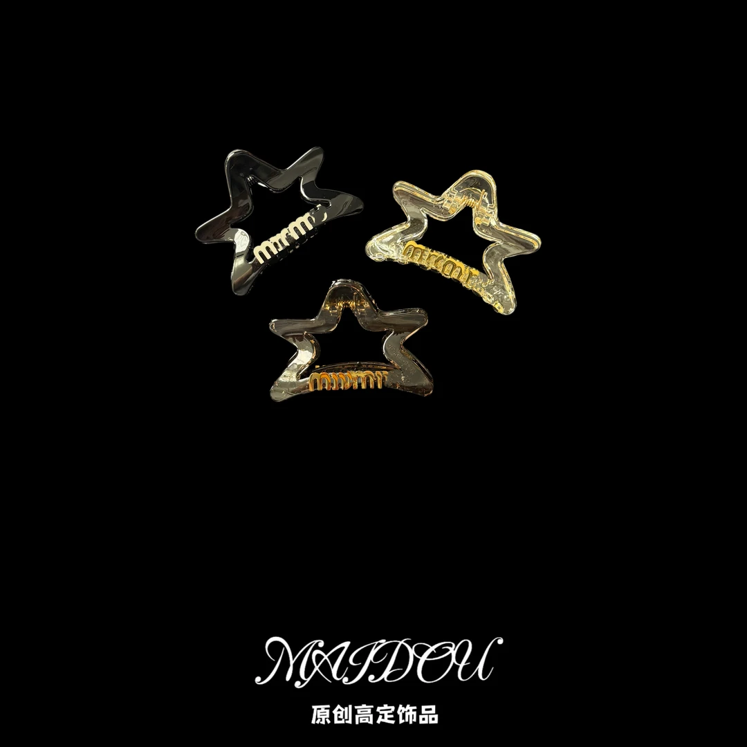 N -MAIDOU原创妹妹抓夹半抓发