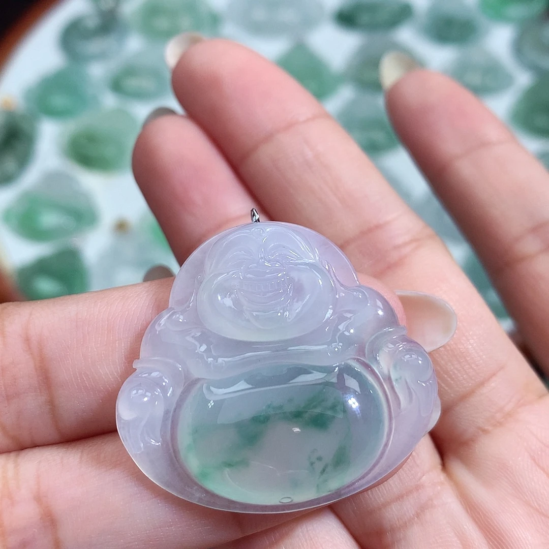 颈饰未镶嵌翡翠佛公