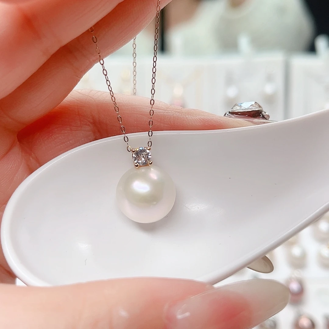 淡水珍珠吊坠(赠链)合金