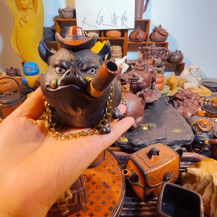 柚***堂紫砂茶壶纯手工制作过程就是