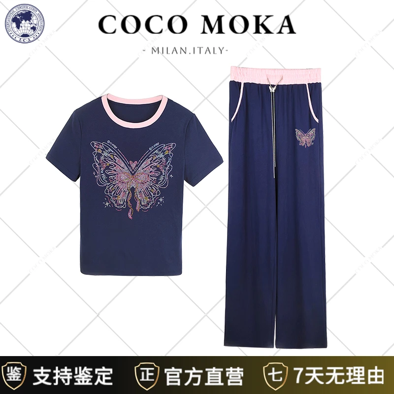 2025夏季新款短袖运动休闲套装女士时尚宽松潮流【TZ440】