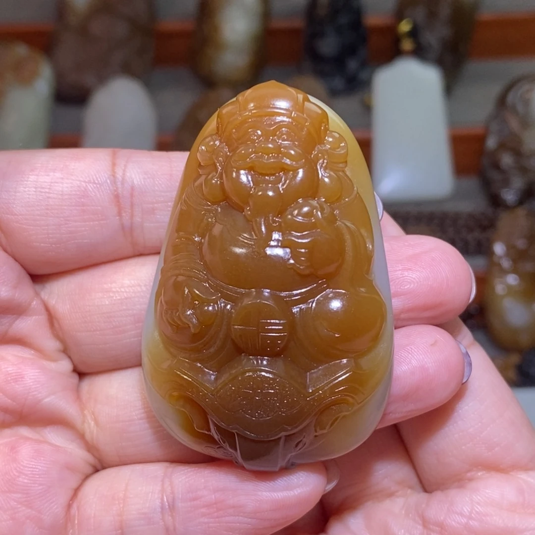 未镶嵌和田玉（糖玉）挂件阿****1