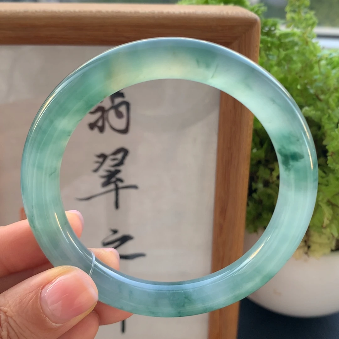 翡翠未镶嵌手镯翡翠手镯56