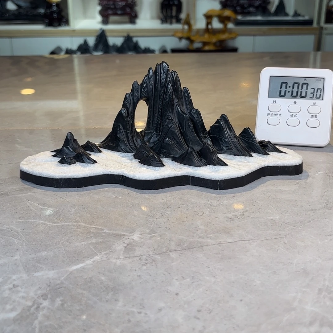 孤***摆件灵璧石手工雕刻奇石摆件