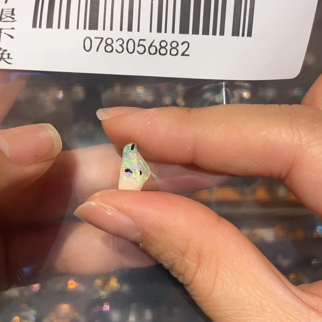 欧泊银S925镶嵌欧泊戒指合**逆