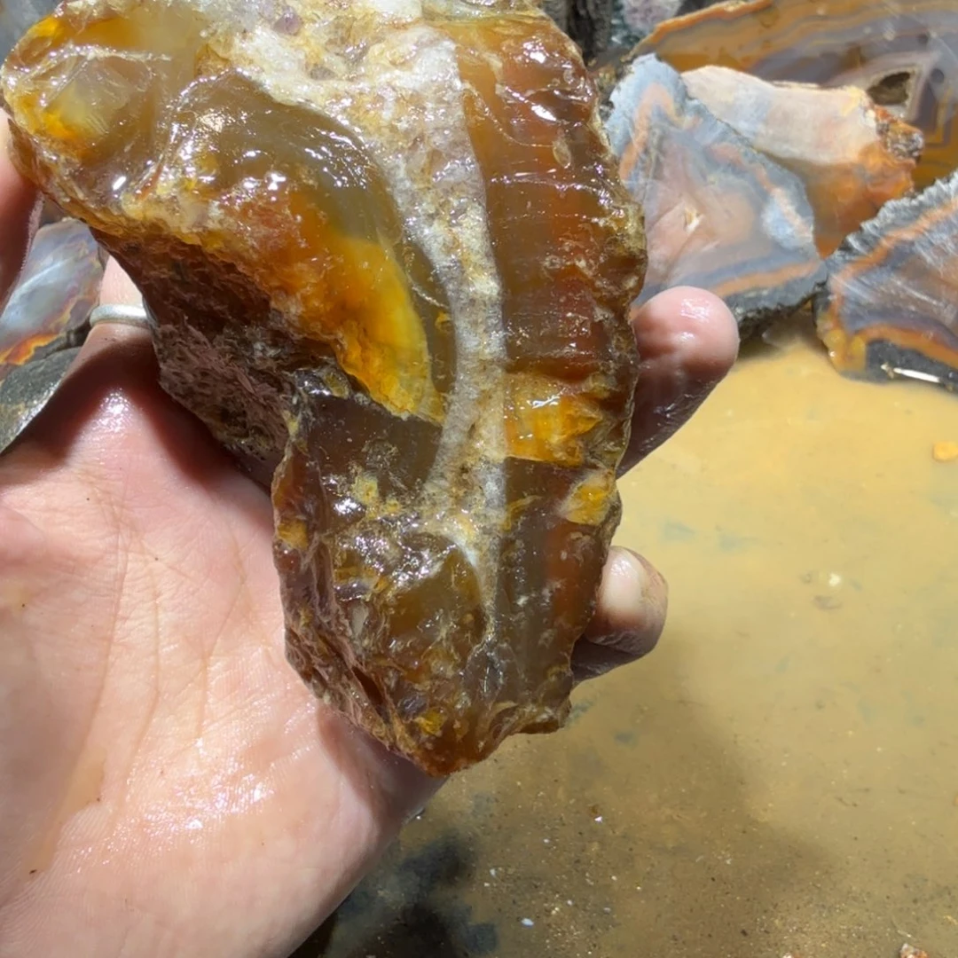 未镶嵌玛瑙/玉髓珠宝半成品