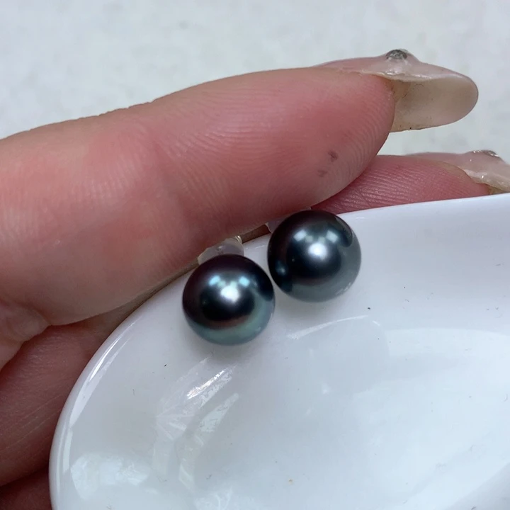 18K金镶嵌耳饰海水珍珠