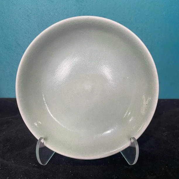 仿古瓷 仿古瓷豆青釉色碟3012