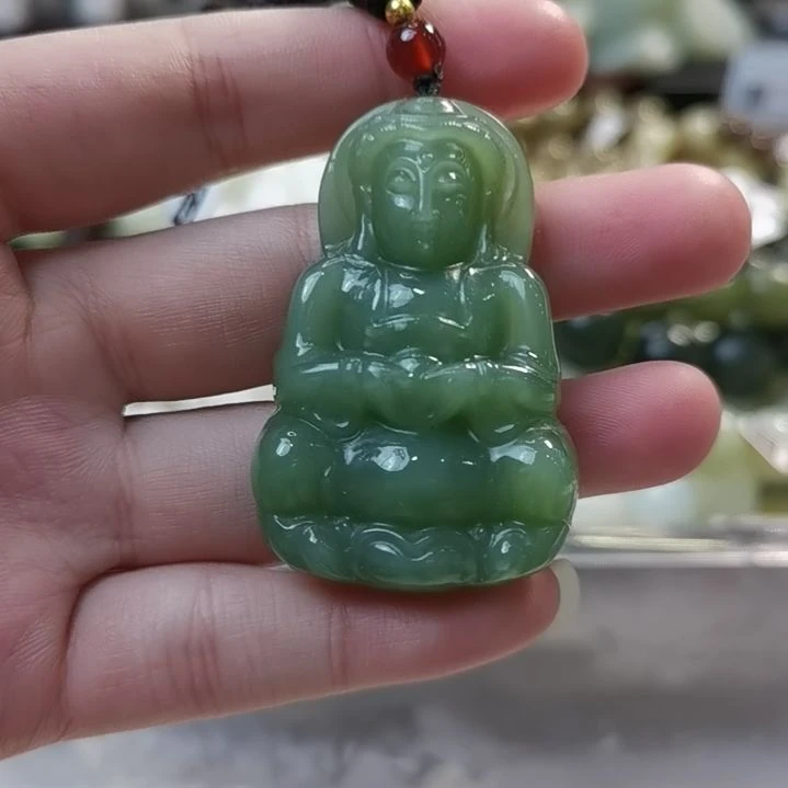 和田玉（碧玉）未镶嵌颈饰