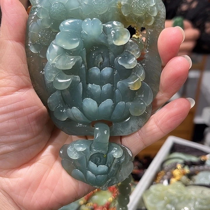 未镶嵌岫玉毛衣链