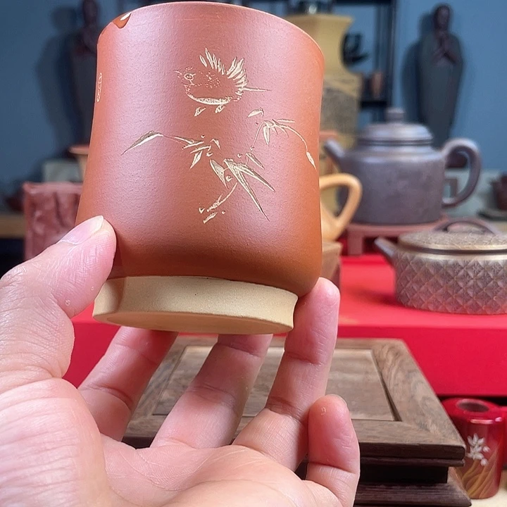 紫砂茶杯紫砂大杯