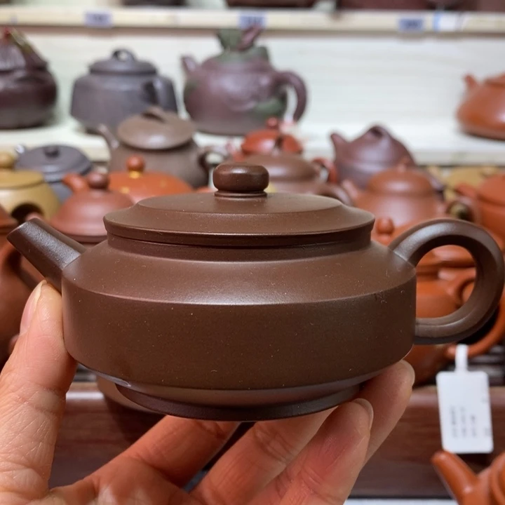 A***灵茶壶紫砂微瑕处理一把
