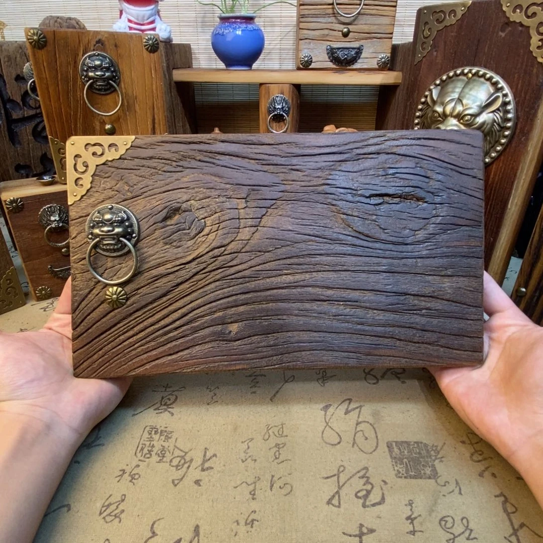 木老榆木干泡茶台