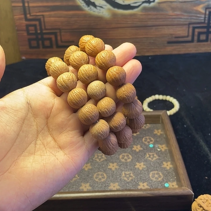 猴头核桃手串光头强3条