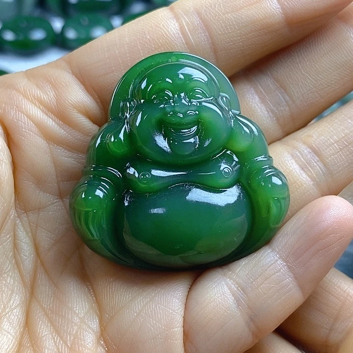 和田玉（碧玉）未镶嵌吊坠(不含链)39
