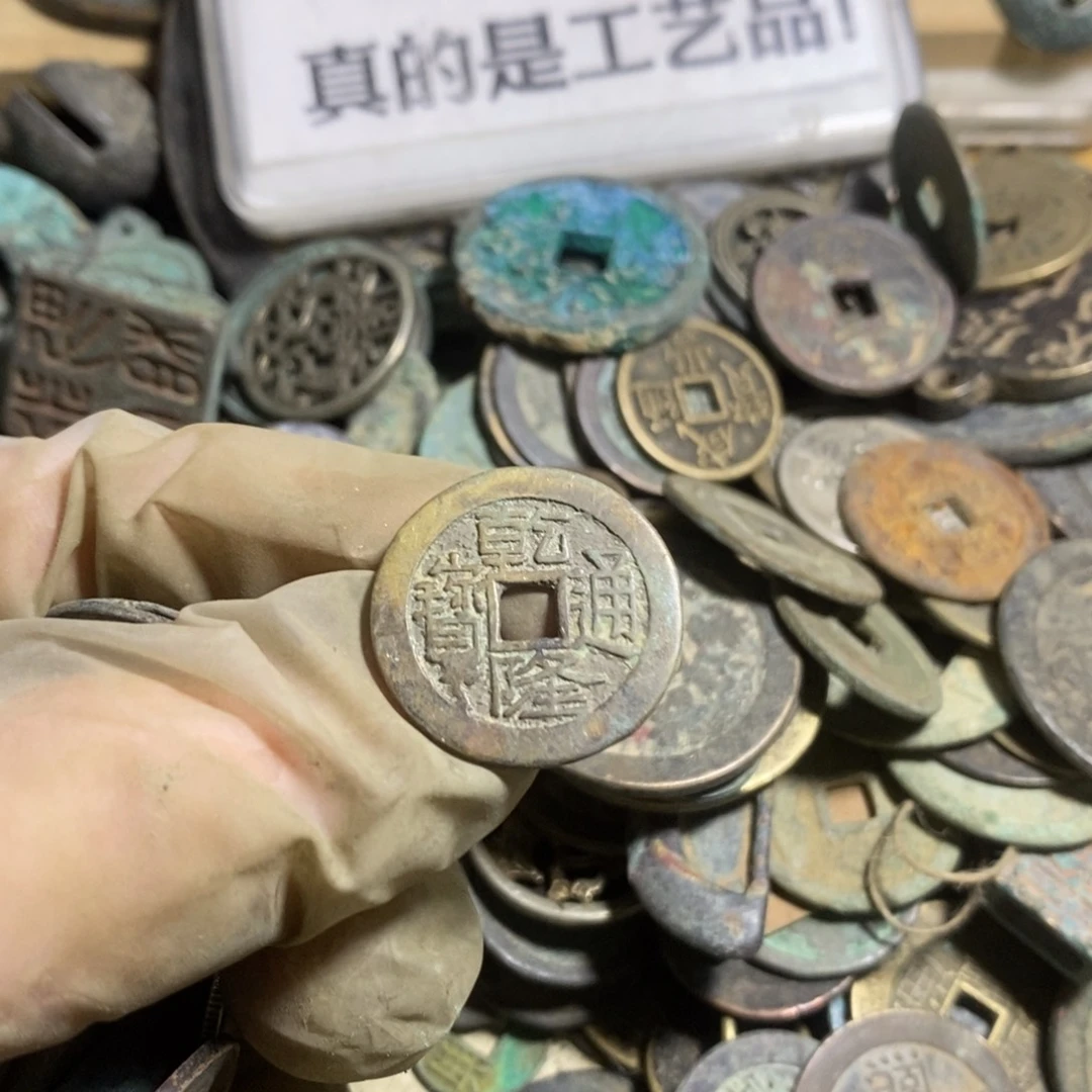 铜美***头现代工艺品学习币