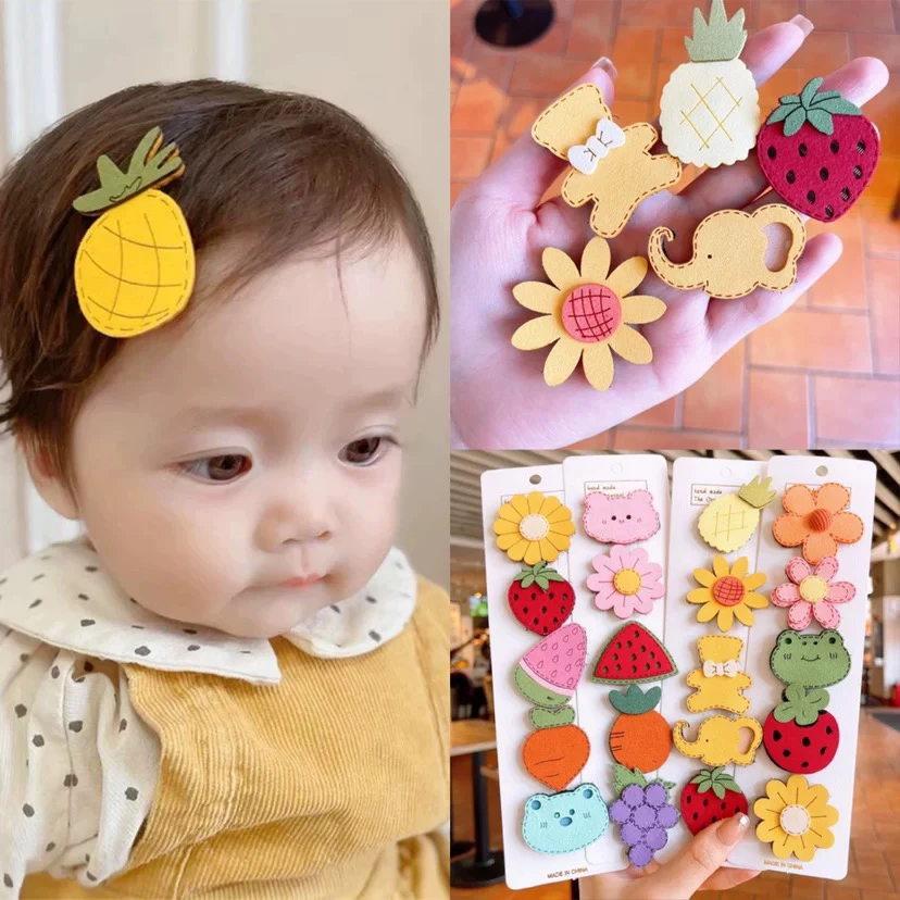 日韩休闲风韩版婴幼儿卡通风发饰儿童饰品夹子公主可爱女小女孩