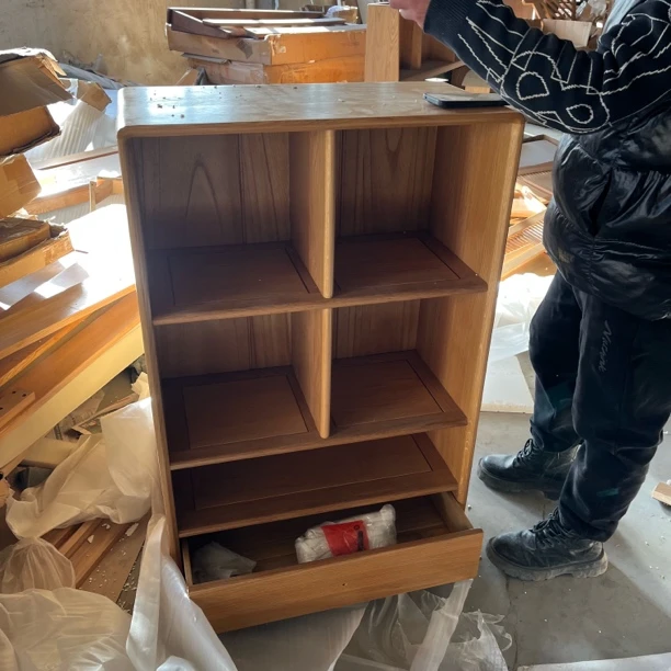 书柜红橡71×35×130样品瑕疵无售后木工0116