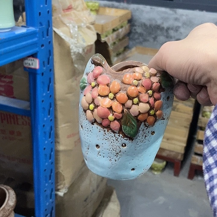 花盆单场满9.9发货9×13蓝