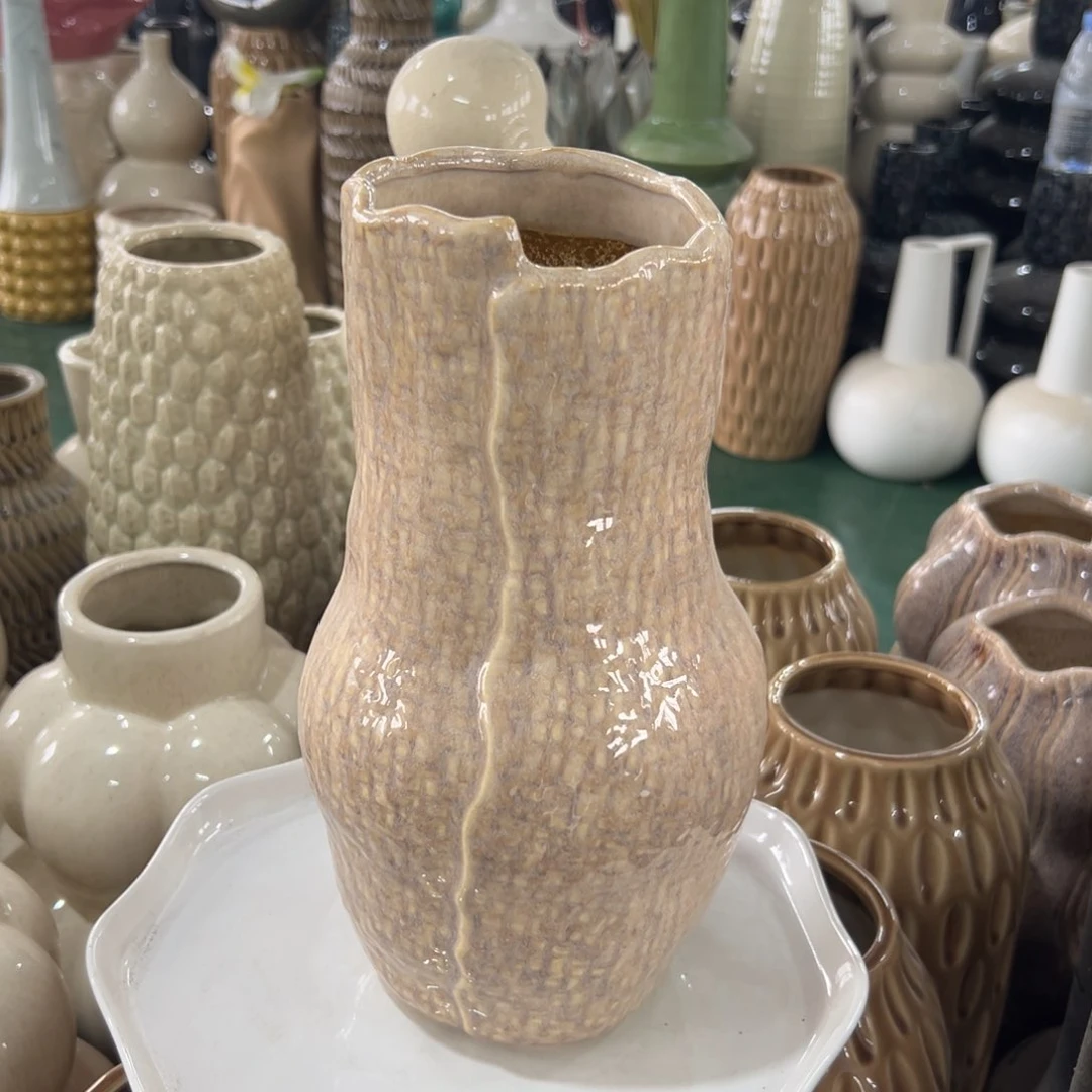 摆件27 号高中低温陶瓷瓶（部分微瑕