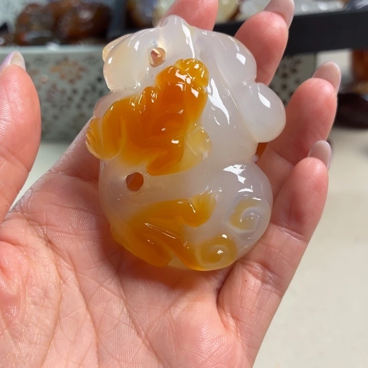 玛瑙/玉髓未镶嵌吊坠(不含链)