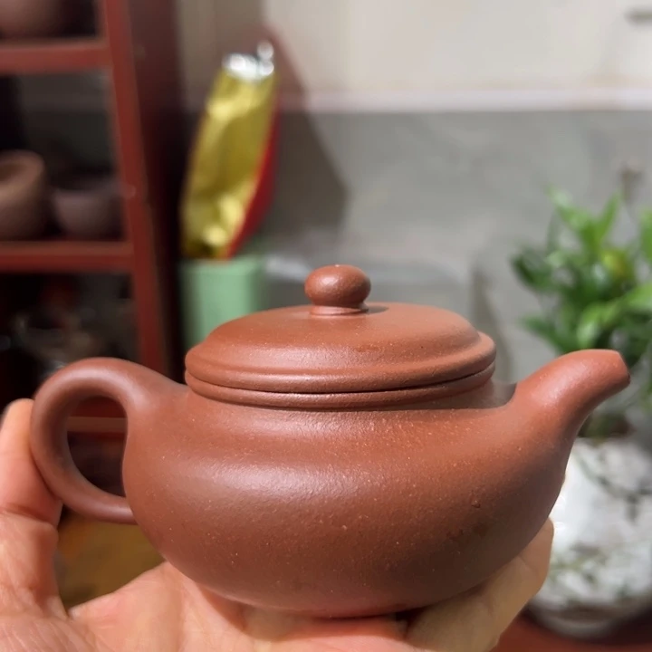 茶壶紫砂底槽清仿古200cc