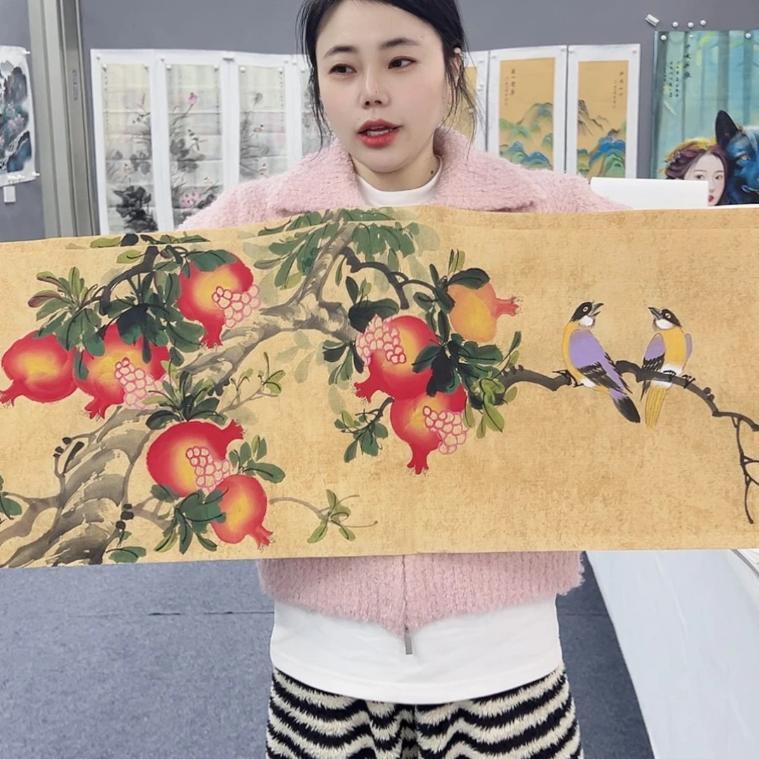 国画事事顺心如意万事如意