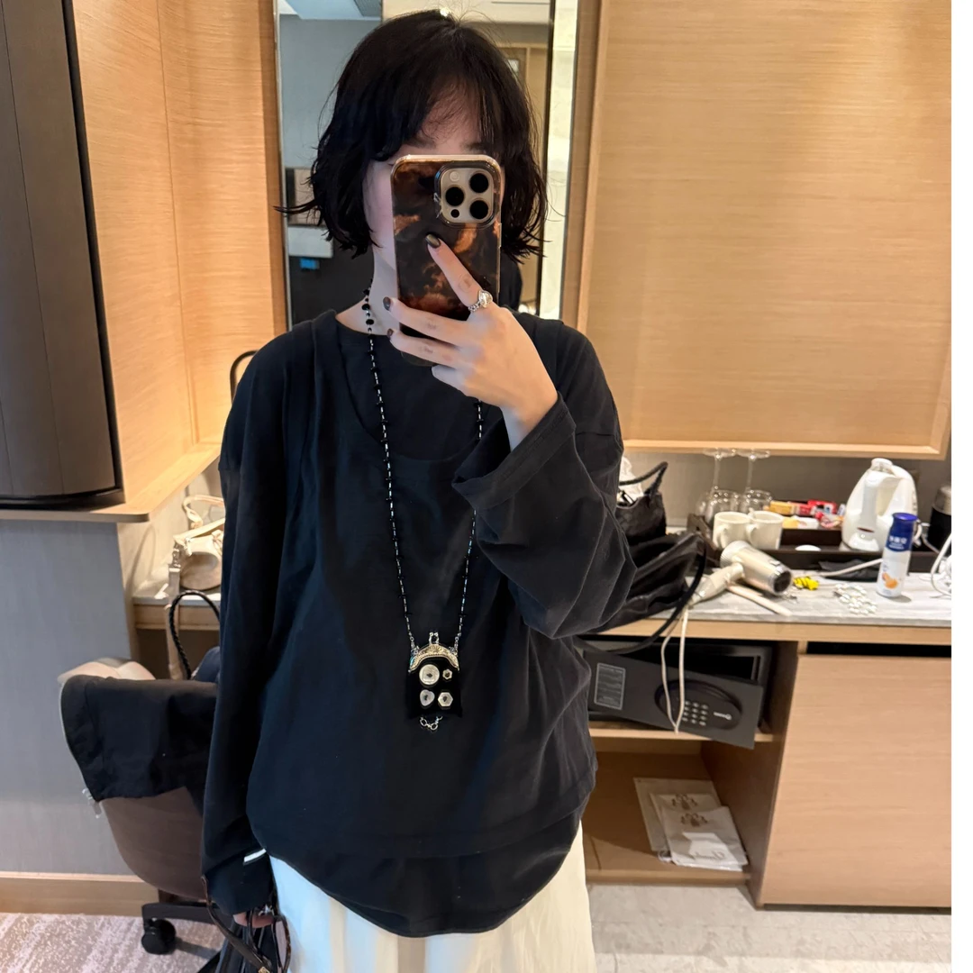 S.SHUi[午后]慵懒舒适感真两件多穿T恤设计