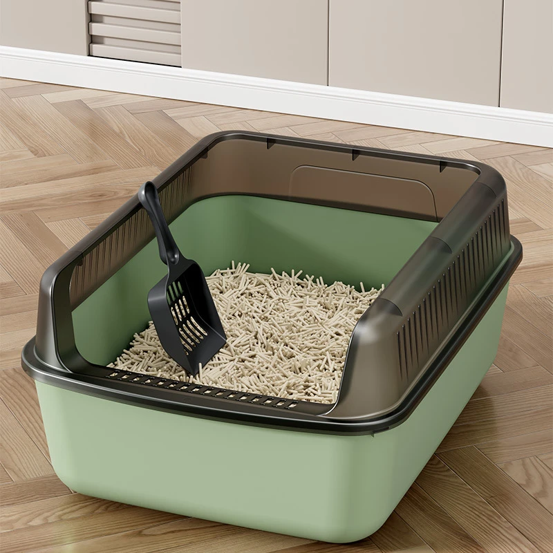 半封闭猫砂盆超大猫厕所特大号猫咪宠物厕所加大号高栏塑料猫砂盆