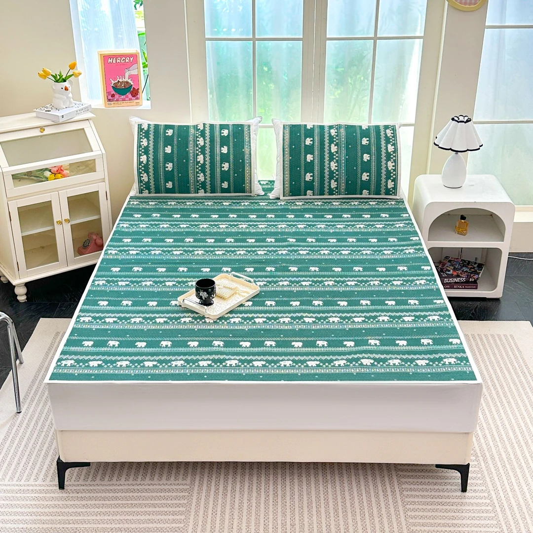 津唐【小象系列】天津老帆布凉席夏季可折叠可机洗家庭单人宿舍加厚