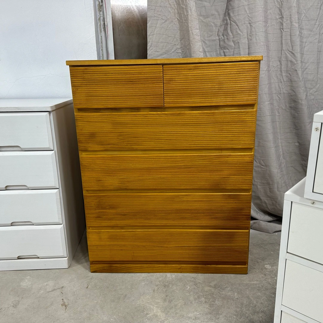 170277（75-5）黄六抽收纳柜