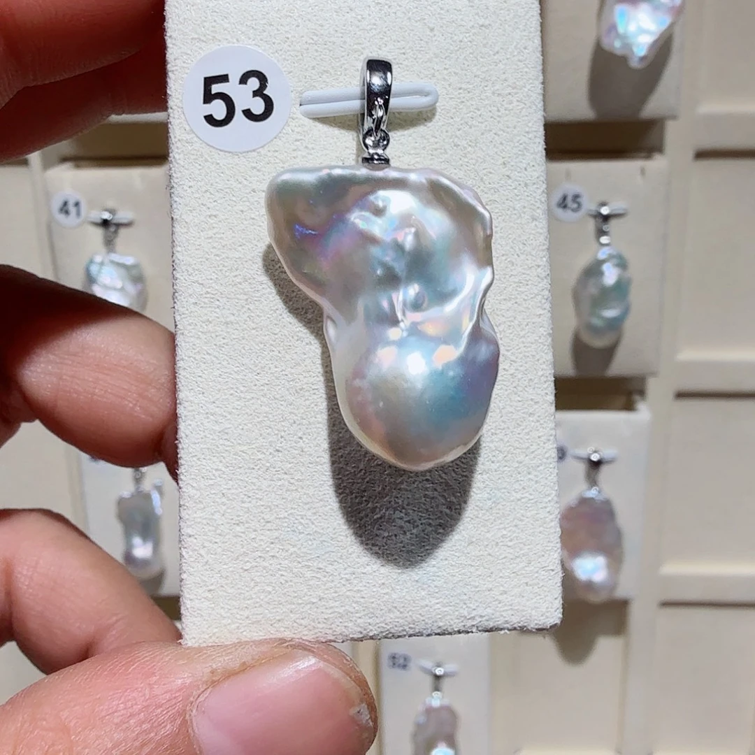 淡水珍珠合金吊坠(不含链)