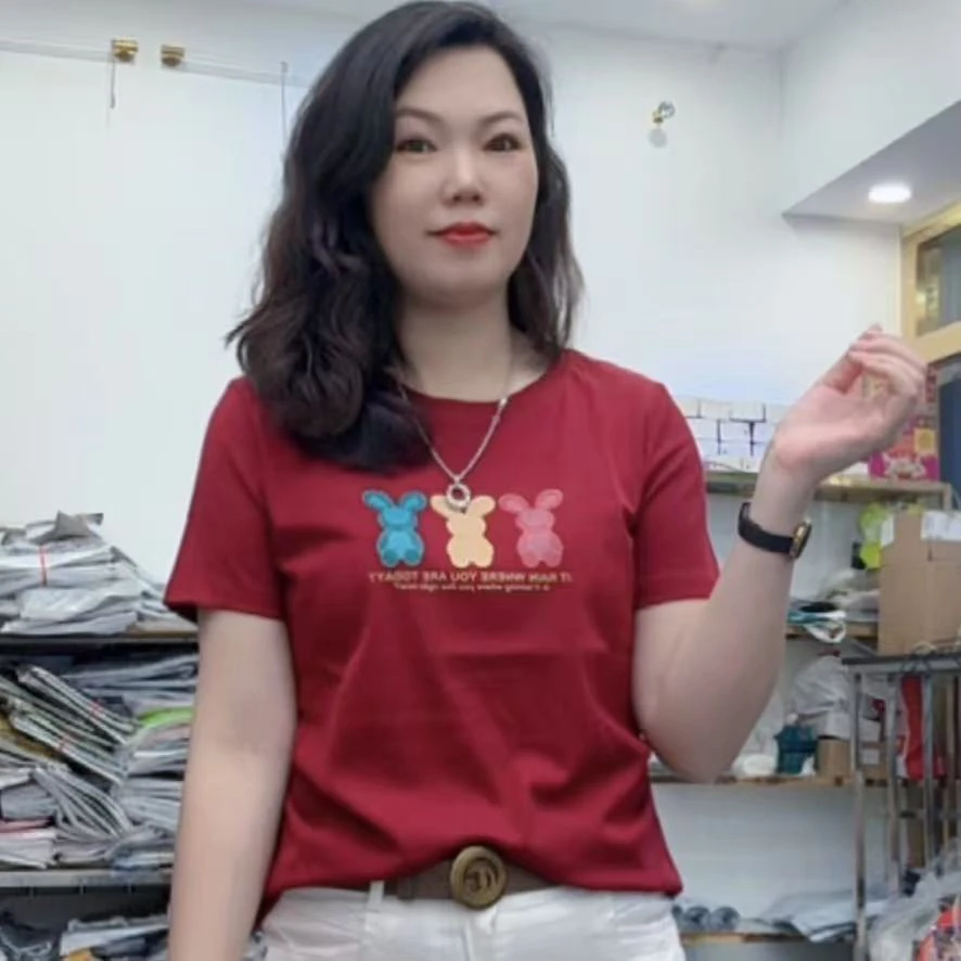 芬芬家新款时尚修身潮流T恤819