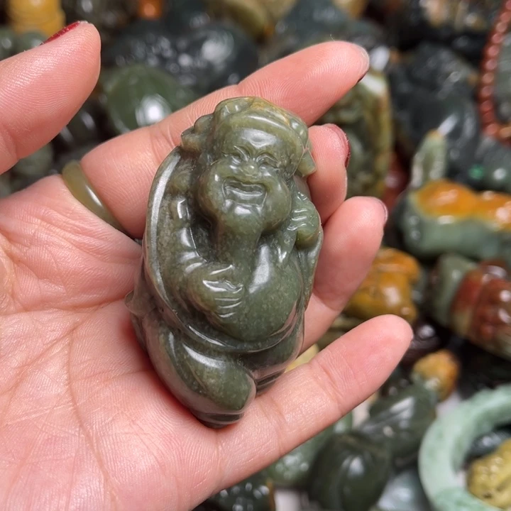 岫岩河磨玉（透闪石质玉）未镶嵌挂件