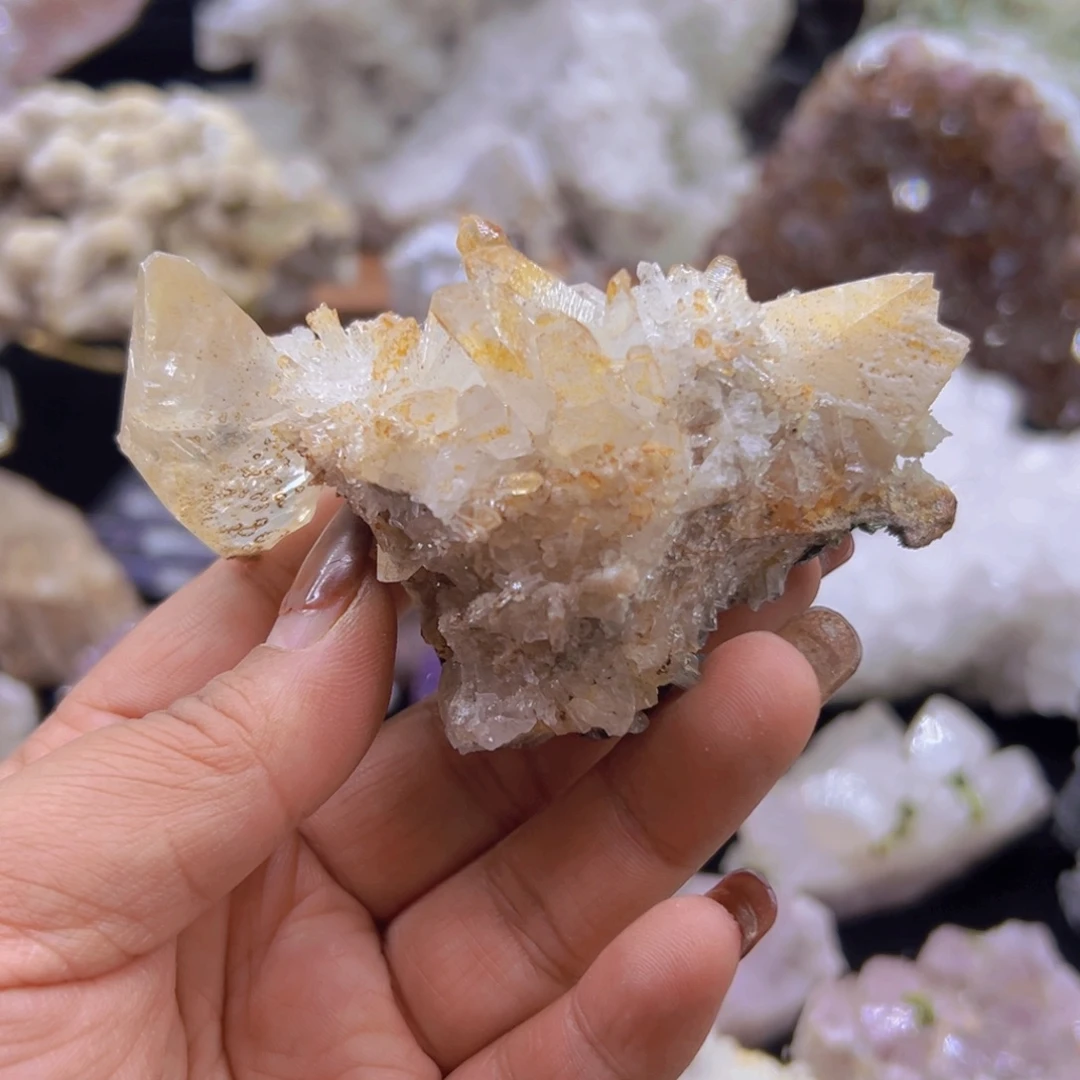 水晶未镶嵌珠宝半成品